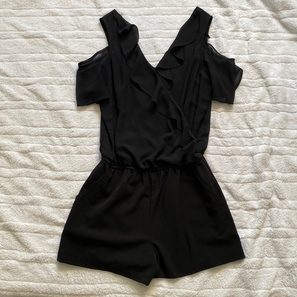 BCC Black Dressy Romper